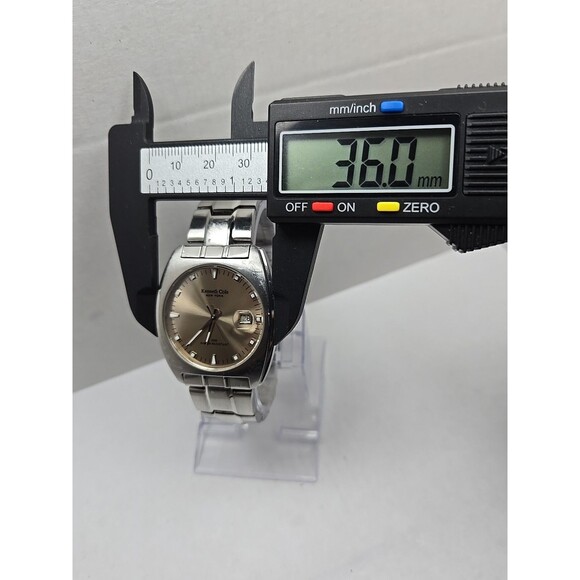 Kenneth Cole New York Mens Quartz Date Stainless Steel 50M New Battery Watch Men - Picture 5 of 11